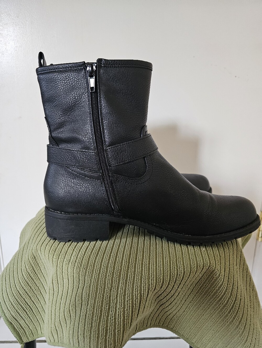 MOTO BOOTS - Faux Leather - Picture 7 of 11